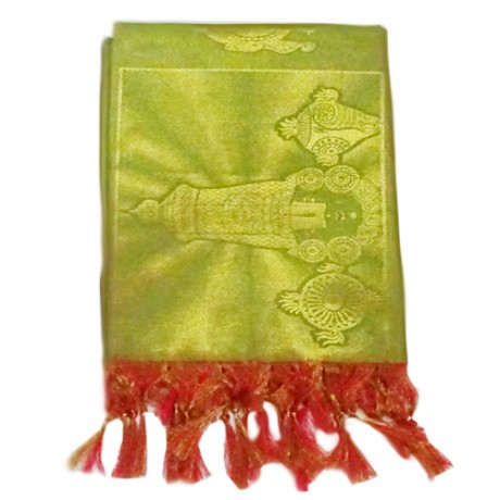 Namo Border Zari Shawl (Green)